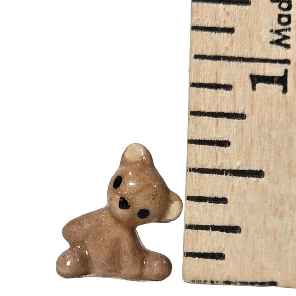 Vintage Hagen Renaker Figurine Little Brother Teddy Bear Figurine Miniature Mini - Picture 7 of 7
